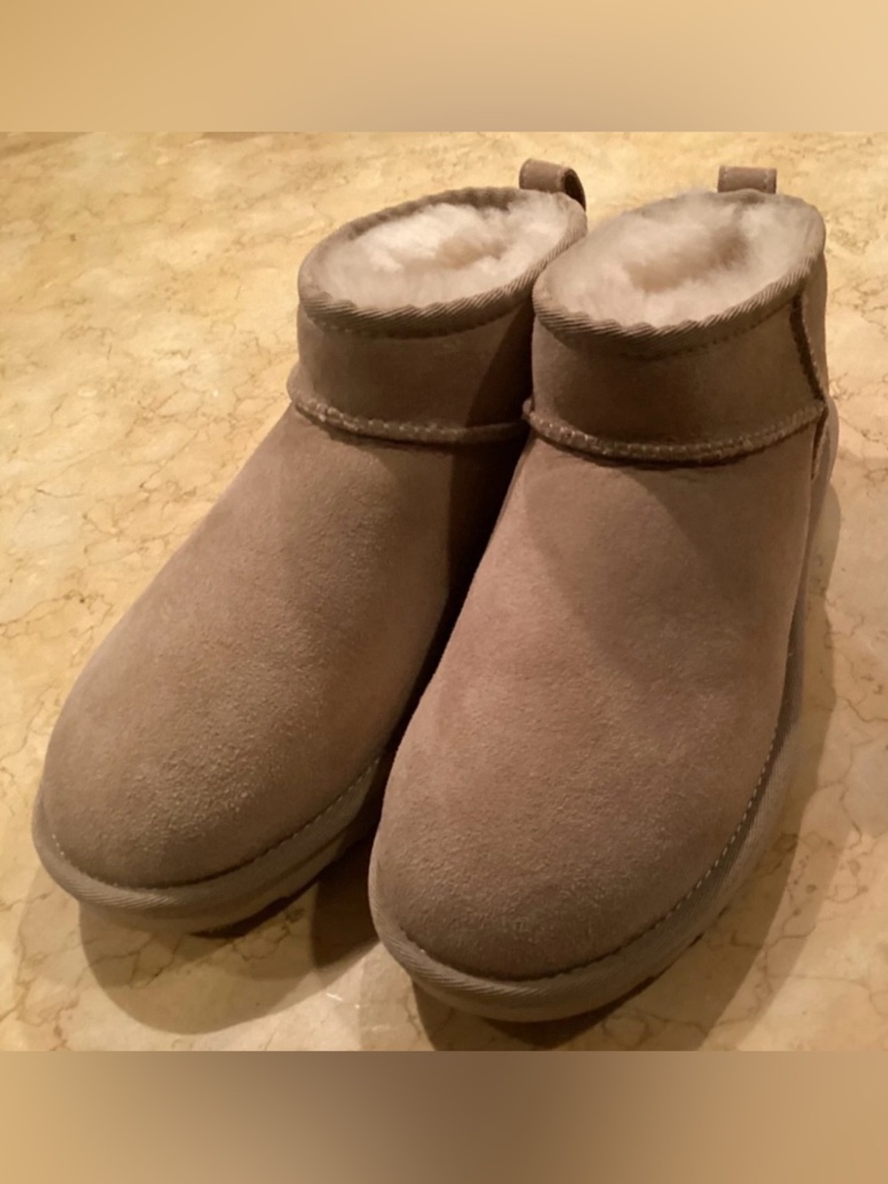 Ugg Classic Ultra Mini Boots Sand Size 8 Brand New!